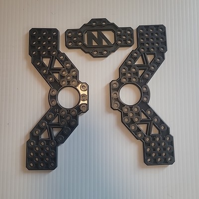 Meccano Meccanoid G15 Personal Robot Parts Only M026 x2 Black + 1 More Part