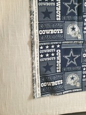 NFL Dallas Cowboys Cotton Print Fabric- 1 yard.