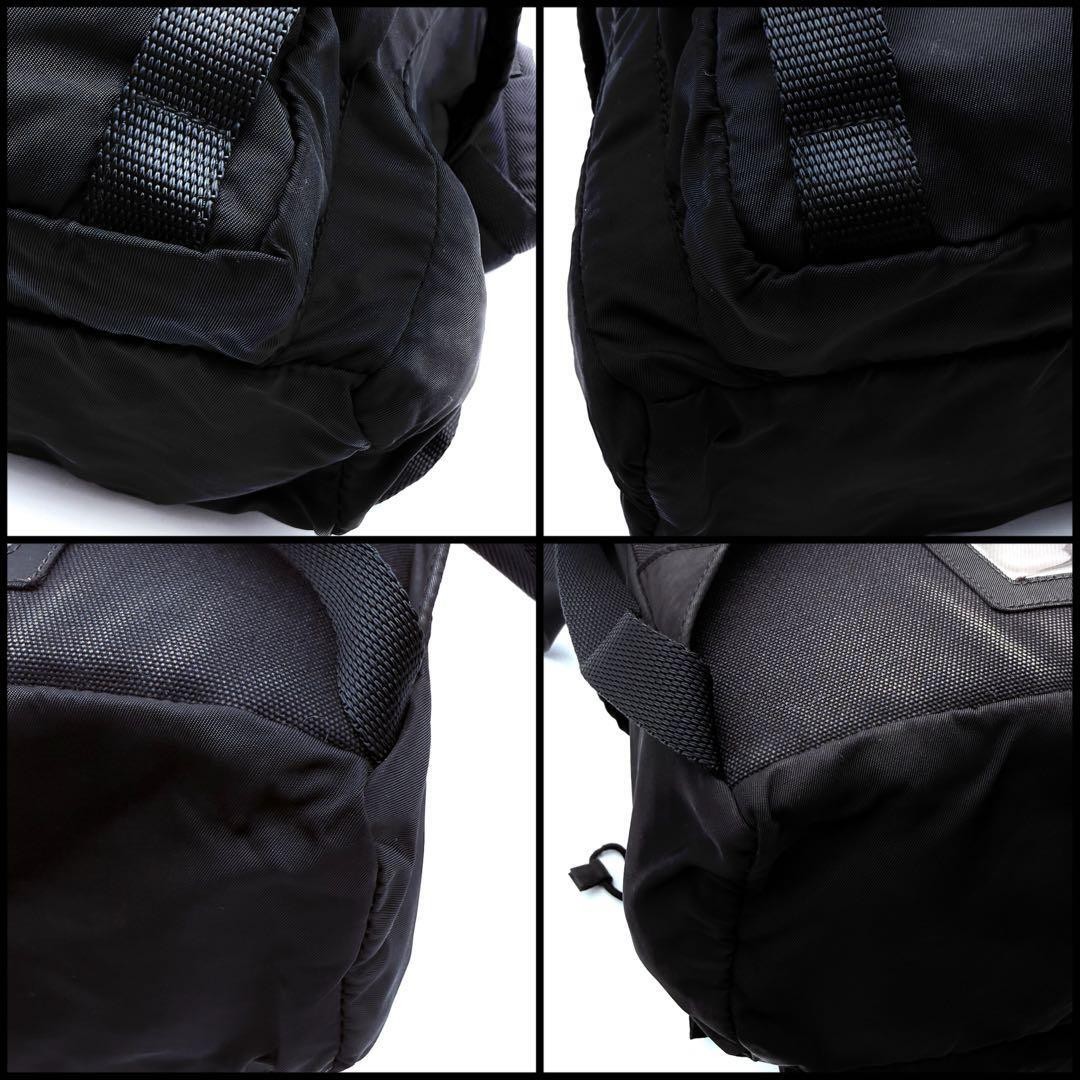 condition PRADA tessuto nylon triangular logo bac… - image 6