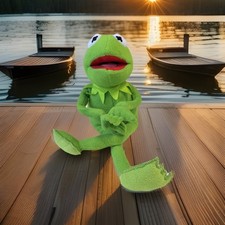 Kermit the Frog Plush Bendable Arms Legs Disney Just Play 14110