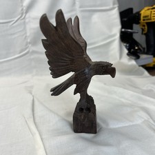 Vintage Ironwood Hand-Carved Eagle Sculpture ...