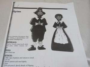 Vintage Wood Plans - Pilgrims