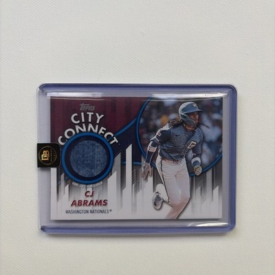 2026 Topps Series 1 C.J. Abrams Nationals City Connect Patch Blue /150 #CC-CA