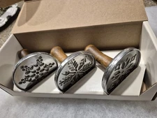 Hearth & Hand With Magnolia  3 Count Snowflake Cookie Stamps. NIB.