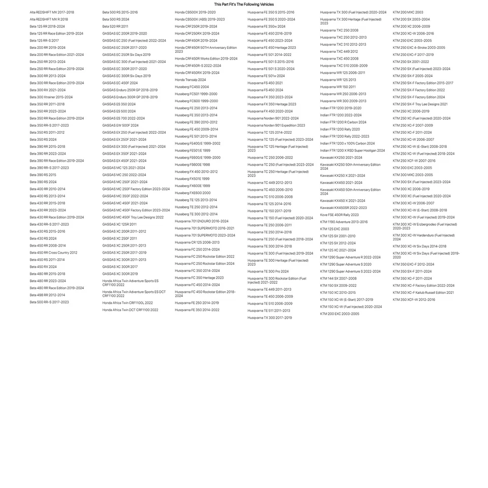 Fasst Flexx 1 1/8"H-bar 15 Degree Moto (CR High Bend) Black for Beta 430 RR-S - Image 3 of 4