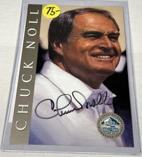 Chuck Noll Hall Of Fame Autograph JSA CG22160