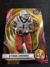 2024 Bowman's Best University -  Kyron Drones #52 GOLD REFRACTOR /50 HOKIES
