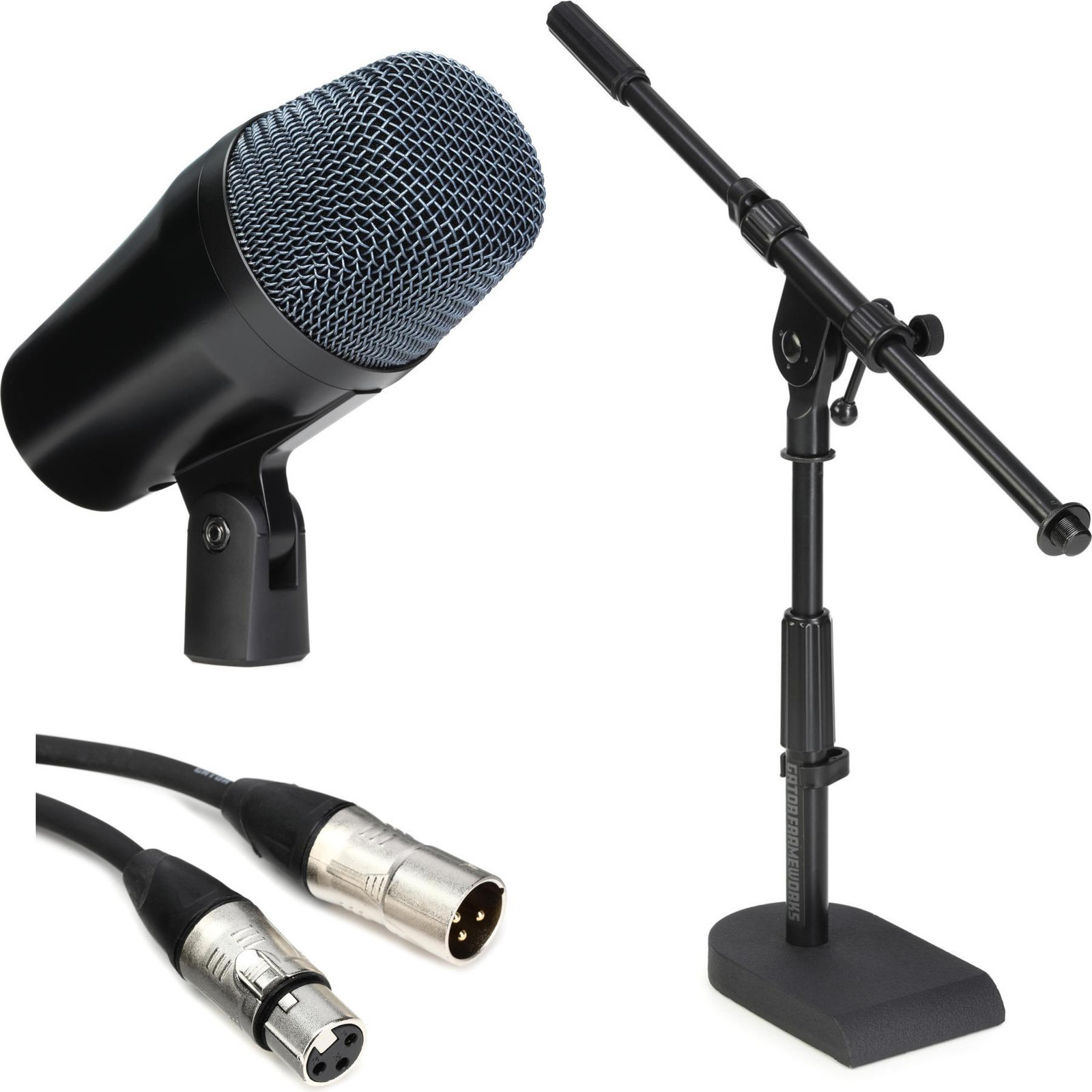 Комплект микрофона Sennheiser e 902 Cardioid Dynamic Kick Drum с подставкой и