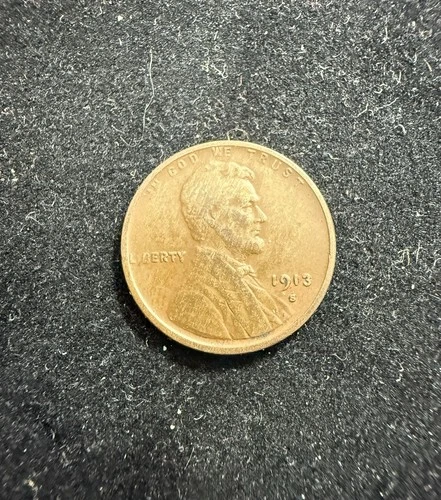 1913-S Lincoln Wheat Cent Penny Extremely Fine XF Coin. Semi-Key Date!!