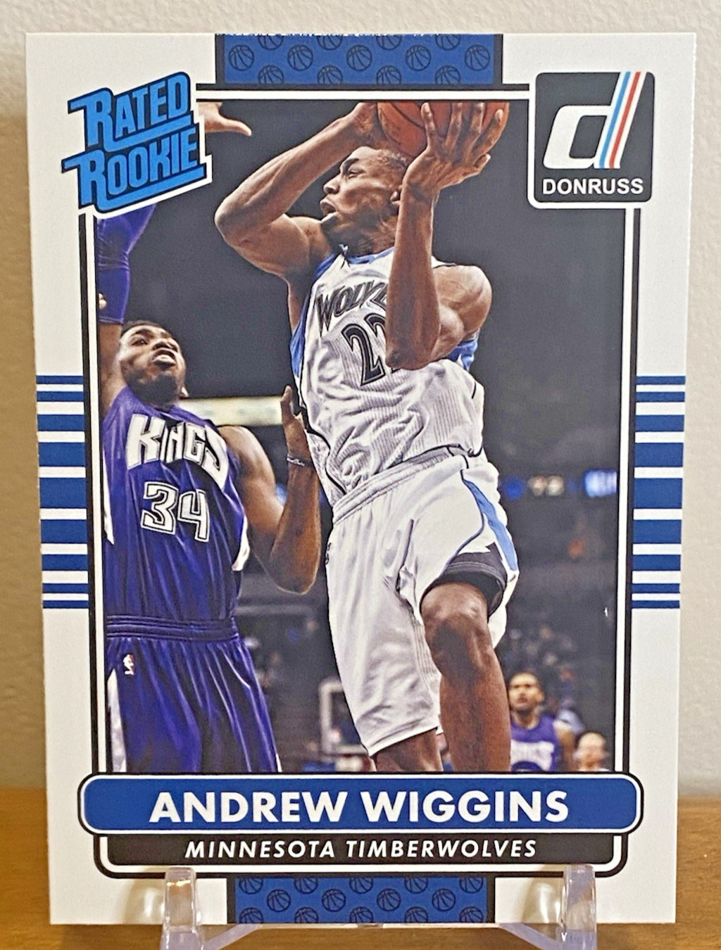 Andrew Wiggins, 2014-15 Donruss Rated Rookie #201, TIMBERWOLVES