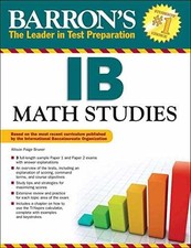 IB Math Studies (Barron's Test - Paperback, by Bruner Allison Paige - New h