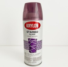 Krylon 9027 Stained Glass Aerosol Paint 11.5 oz Royal PURPLE Discontinued