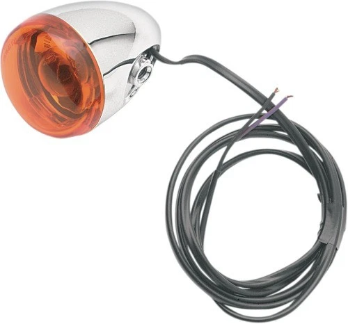 Chris Products Duece-Style Turn Signal Lamps - Rear - Dual Filament - Red Lens - - Image 2 of 4