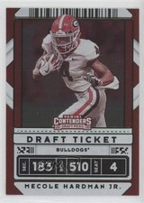 2020 Panini Contenders Draft Picks Ticket Green Foil Mecole Hardman Jr #71 fr6