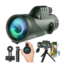 Monocular-Telescope 80x100 High Powered for Smartphone Monoculars for Adults ...