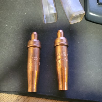 2 Uniweld NEW 1-101-6 Size 6 Acetylene Torch Cutting Tip