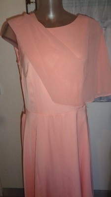 Esprit Kleid Rosa Apricot Chiffon Neu Größe S vielseitig zutragen