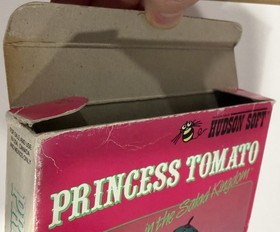 NES Nintendo Princess Tomato Hudson Soft BOX ONLY NO CARTRIDGE Rare Game