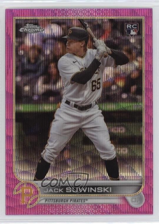 2022 Topps Chrome Update Pink Wave Refractor Jack Suwinski #USC180 1ep3