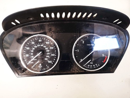 62119153756 Tacho Tachometer Kombiinstrument 110.080.213 BMW 5-Se DE1182060-81