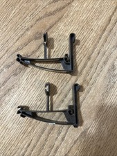 Lot of 2 ~ Snap-Seal Contemporary Brown Vinyl 1-Piece Hidden Gutter Hanger T1421