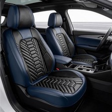 Pickup Truck Front Seats 2 Pcs Blackblue For Sierrasilverado 2007-2026