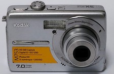 Kodak EasyShare M753 7.0MP Digital Camera Silver Tested Working W/ Battery