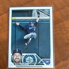 Topps 2023 Series 2 A.J. Pollock Seattle Mariners #454 Advanced Stats Back /300