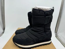 Merrell Alpine Tall Strap Polar Snow Boots Womens Blackout Noir Round Toe - 9.5