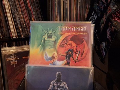 IRON ANGEL ''Hellish Crossfire'' Vinyl /GAMMA RAY /EDGUY /KAI HANSEN /HELLOWEEN