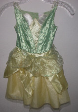Halloween Costume Girl Disney Princess and the Frog Tiana Dress 3T-4T
