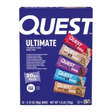 Ultimate Variety Pack Protein Bars High 12 Count