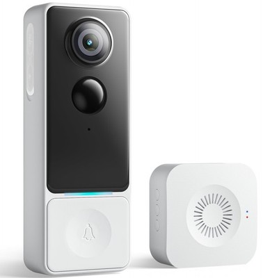 3MP Camera Doorbell Camera Wireless Video Doorbell 2K HD- No Subscription Req...