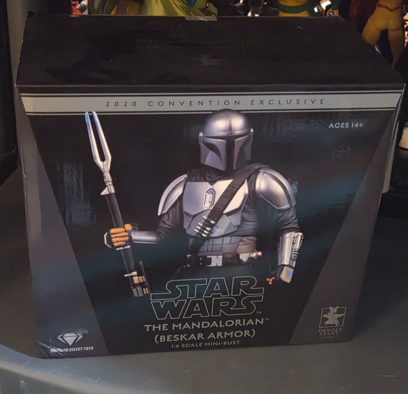 Star Wars Gentle Giant Diamond Select Mandalorian Beskar Armor 1:6 Bust