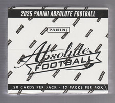 2025 PANINI ABSOLUTE FOOTBALL FACTORY SEALED JUMBO CELLO FAT PACK BOX - 240 CARD