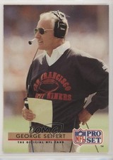 1992 Pro Set George Seifert #324 gp1