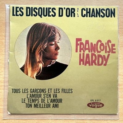 7'' vinyl - Françoise Hardy   Les Disques D'Or De La Chanson (1967)