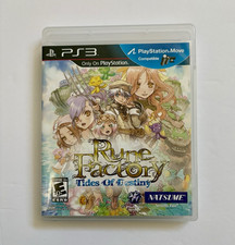 Natsume Rune Factory: Tides of Destiny PS3 RPG E10+ Manual Move Compatible