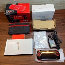 Sony PSP-3000 Value Pack Black/Red Boxed – Near Mint with Accessories