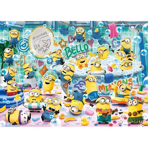 500 Piece Jigsaw Puzzle Minions Fun Bath Time (38x53cm) Official Collectible