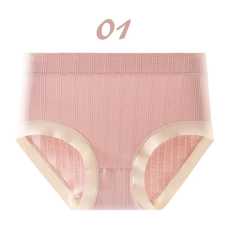 Женское нижнее белье с высокой талией бесшовный хлопок 40-115 кг плюс размер Intimates трусы - Изображение 4 из 4