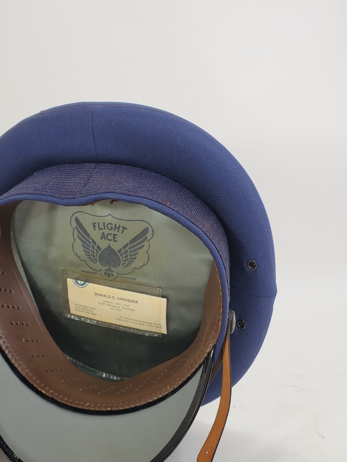 US AIR FORCE Field Grade Officer Hat Military Navy Blue Cap Flight Ace