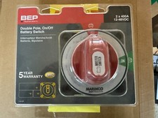 BEP Batterieschalter doppelpolig, On/Off, 400...