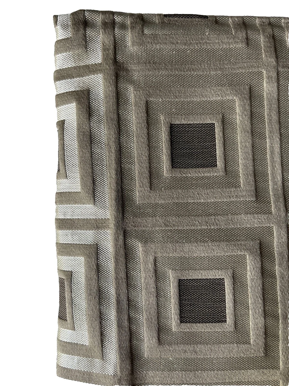 Cuadrados de tela marrón Lino