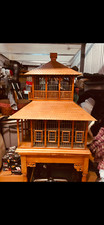 Cool custom made bird cage , 2 x2x2 . Great shape with stand
