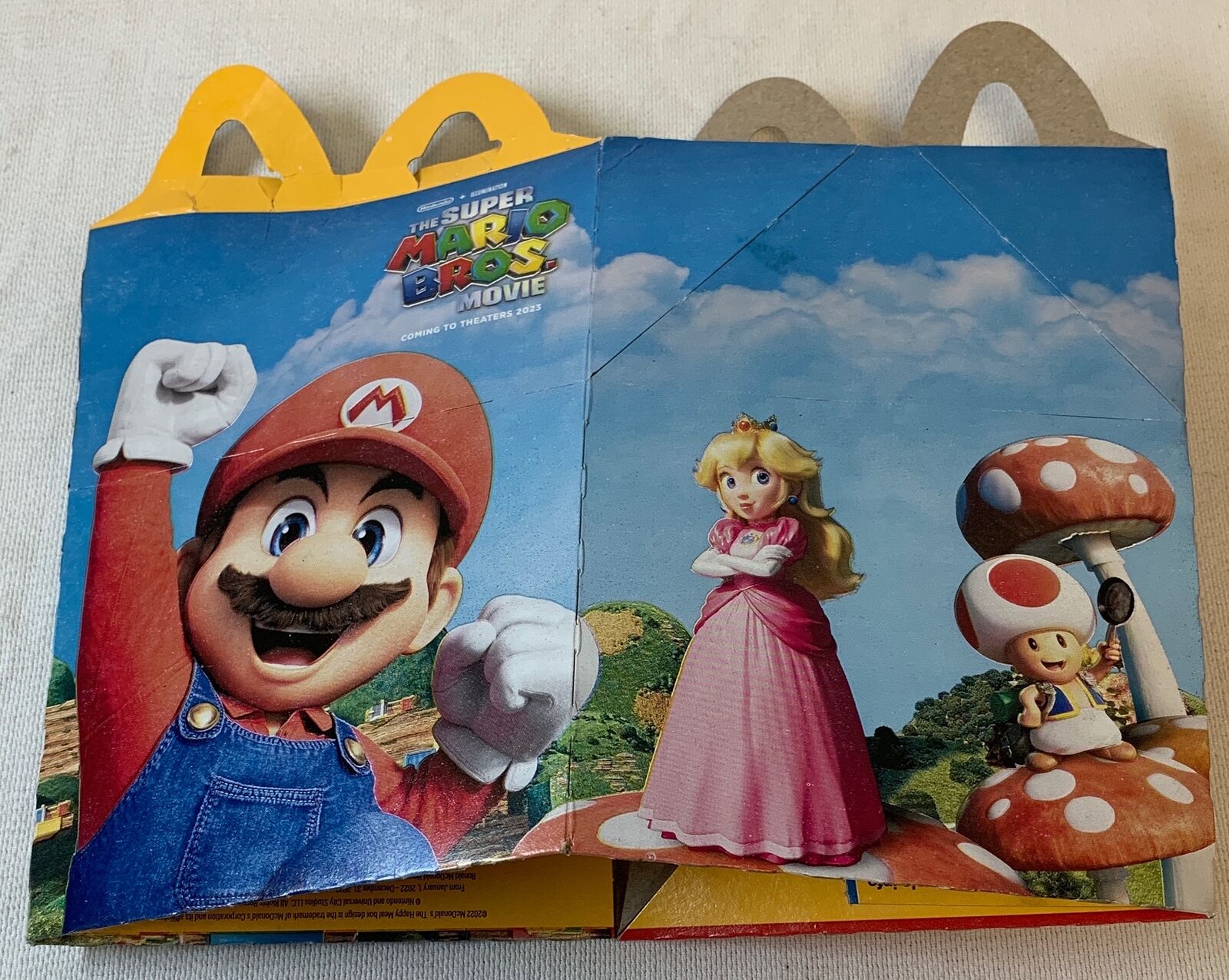 2023 McDonald's Happy Meal box ~ SUPER MARIO BROS MOVIE