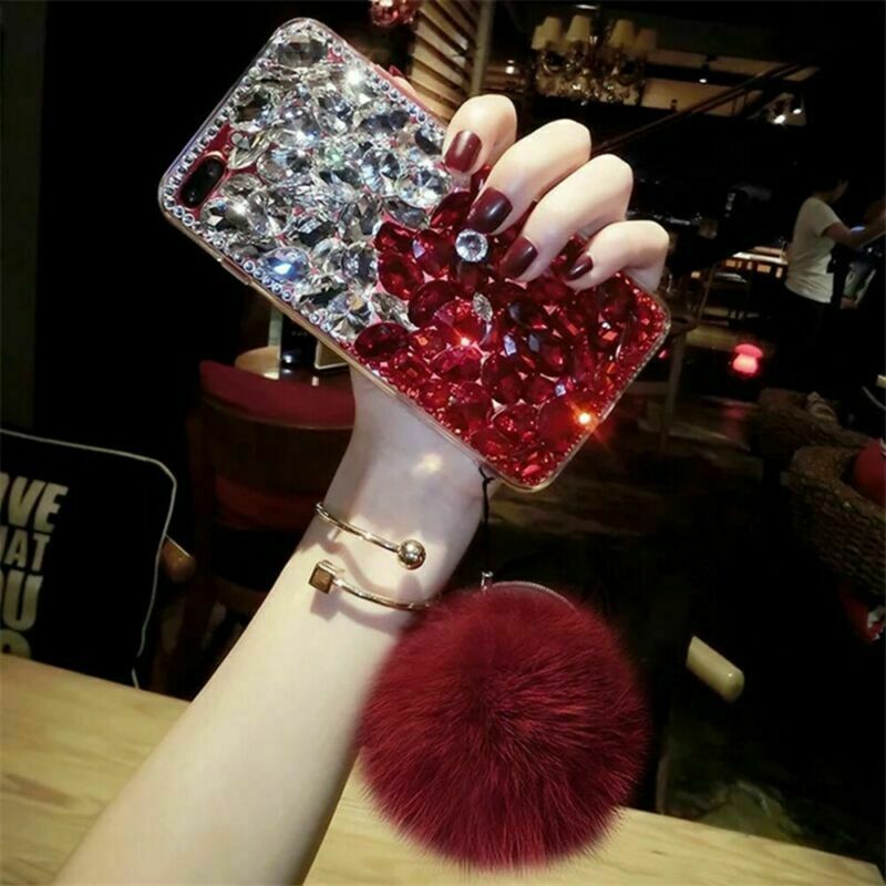 Custodia di Lusso con Glitter a Stella di Diamante per iPhone 15 11 12