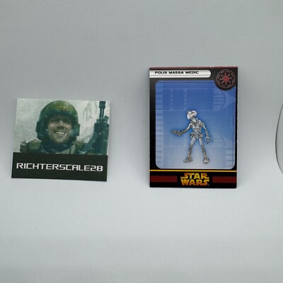 Star Wars Miniatures Polis Massa Medic CARD ONLY - 16/60 RotS WOTC