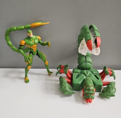 Toy Biz Spider-Man Animated Web Trap Sinister Scorpion 1997 Loose, Complete