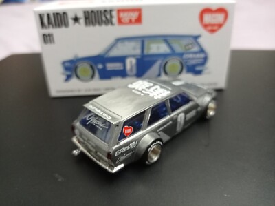 MINIGT x Kaido House 011 chase Datsun KAIDO 510 Wagon Blue | eBay